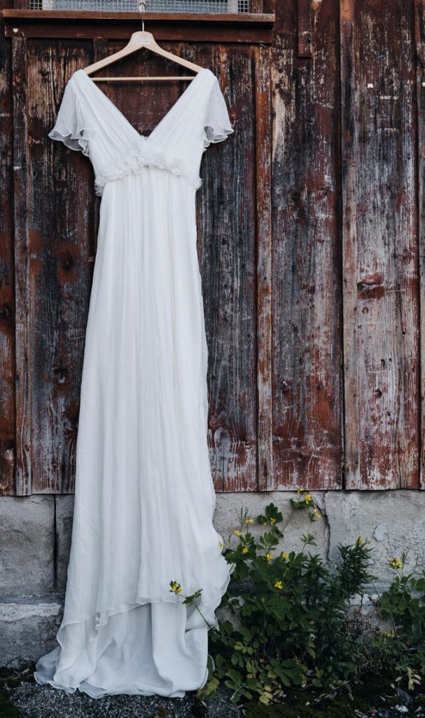 Sommerhochzeit Nachhaltiges Brautkleid