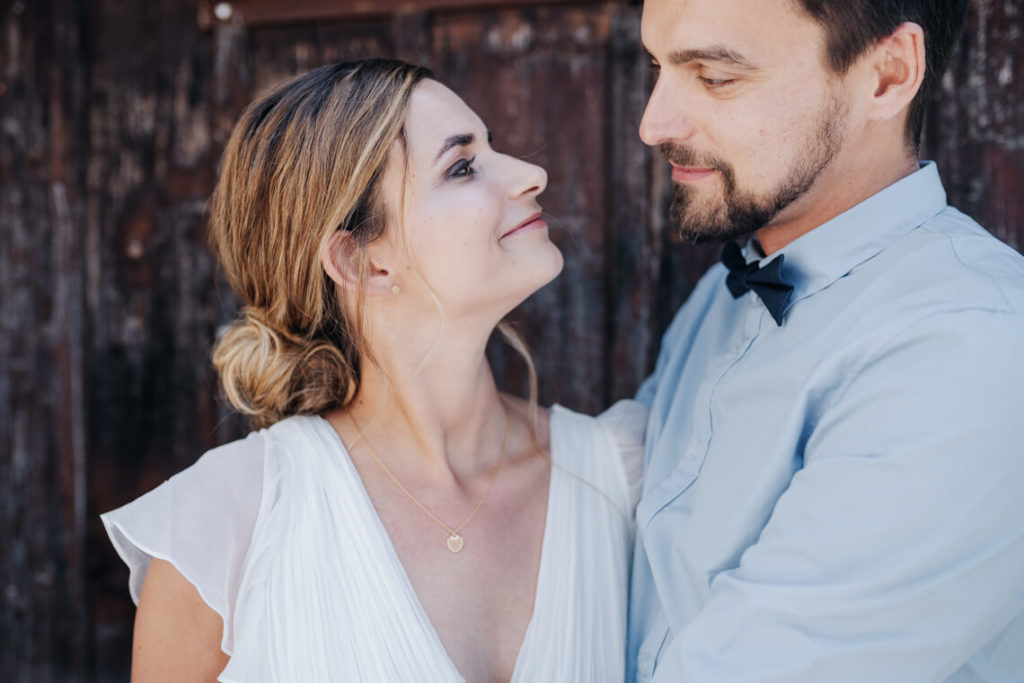 Sommerhochzeit Brautpaar