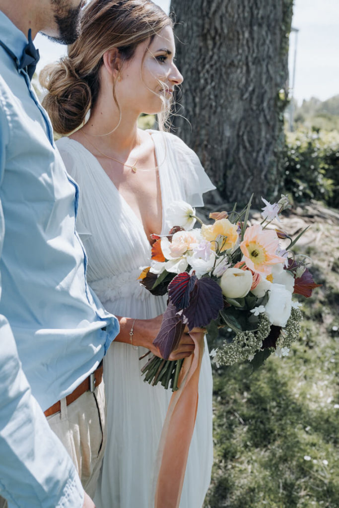 Sommerhochzeit Brautpaar
