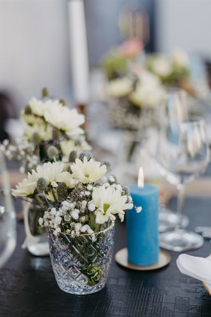 Elopement Wedding Tischdekoration