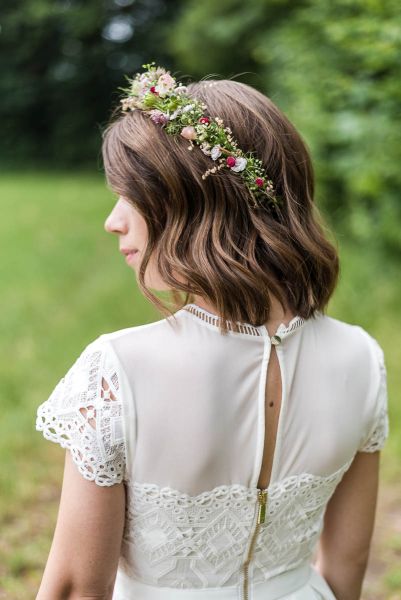 Nachhaltige DIY Hochzeit Braut