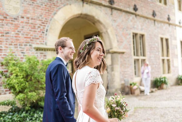 Nachhaltige DIY Hochzeit Brautpaar