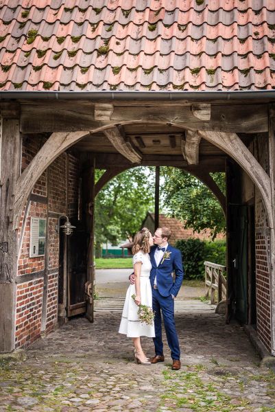 Nachhaltige DIY Hochzeit Brautpaar