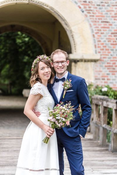 Nachhaltige DIY Hochzeit Brautpaar
